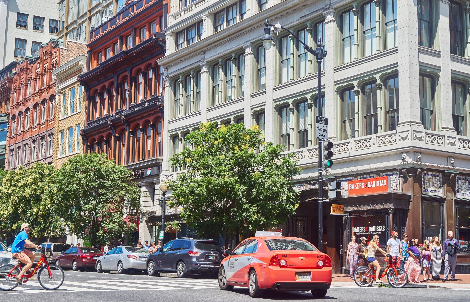 Downtown DC streetscape